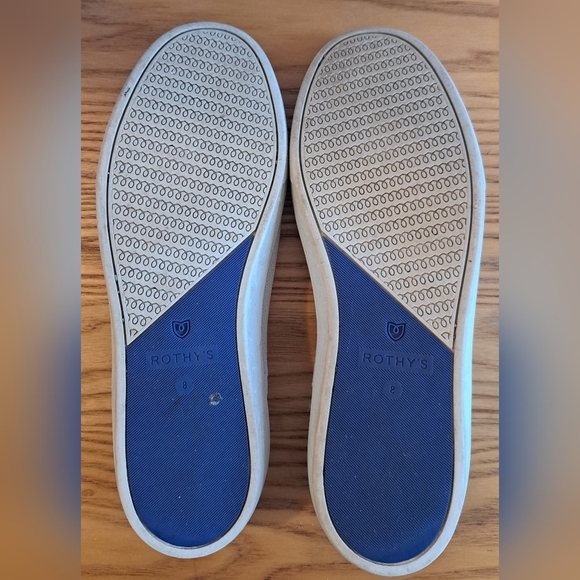 Rothy's The Original Sand Slip On Casual Neutral Everyday Sneaker Shoe SZ 8 - Picture 6 of 8